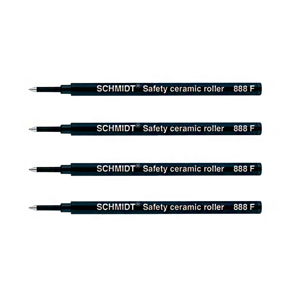 【ARTEX】水性鋼珠筆芯-德國施密特SCHMIDT品牌- 黑-4入優惠組