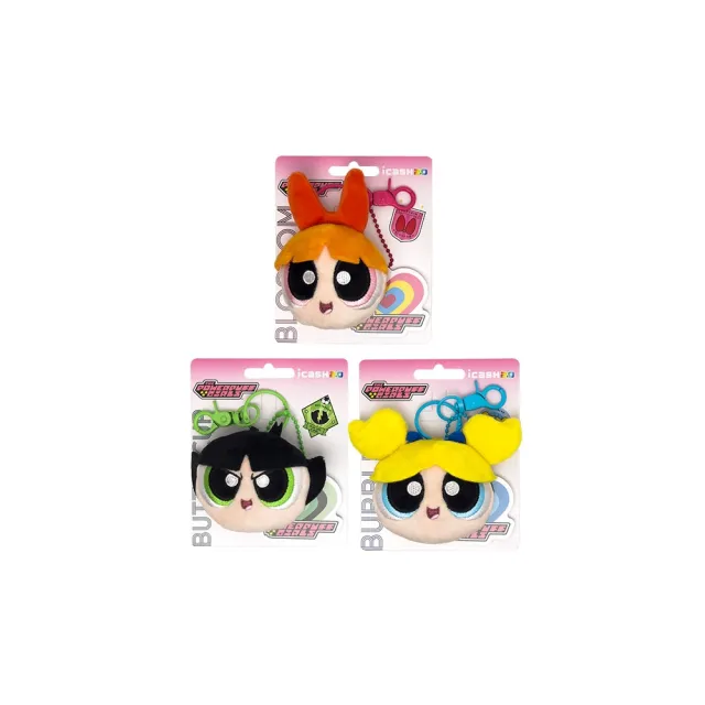 【icash 愛金卡】飛天小女警娃娃吊飾系列 花花/泡泡/毛毛 icash2.0
