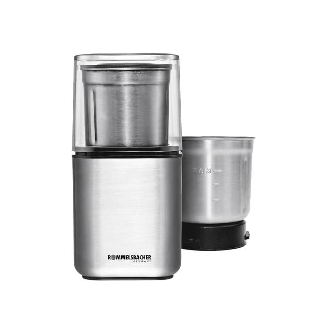 【德國 ROMMELSBACHER 諾曼百赫】乾濕雙杯多功能研磨機 EGK 200(研磨機 磨豆機 磨粉機)