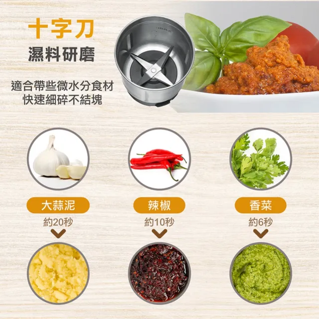 【德國 ROMMELSBACHER 諾曼百赫】乾濕雙杯多功能研磨機 EGK 200(研磨機 磨豆機 磨粉機)