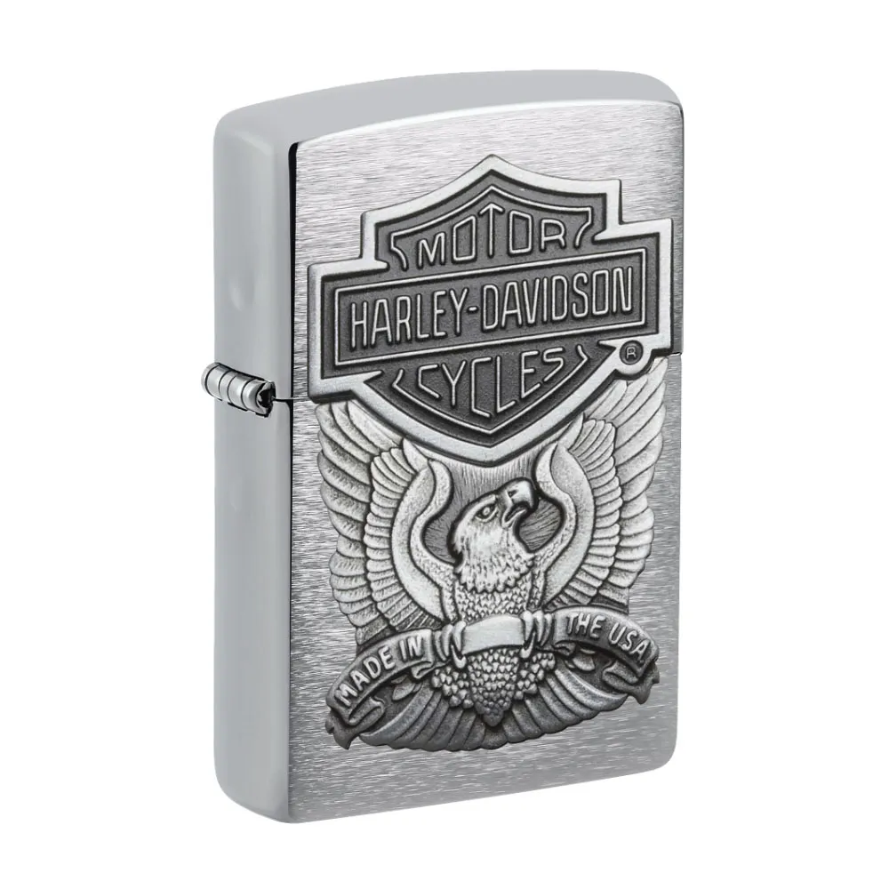 【Zippo】Harley-Davidson哈雷飛鷹徽章防風打火機(美國防風打火機)