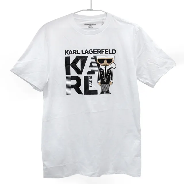 【KARL LAGERFELD 卡爾】圓領短袖棉T(多款)