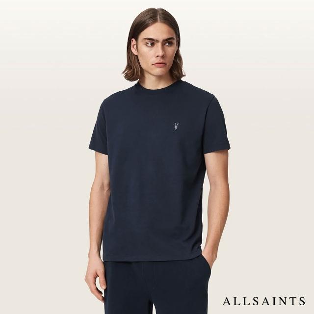 【ALLSAINTS】DEXTER 公羊頭刺繡T恤-藍 M005JD(正常版型)