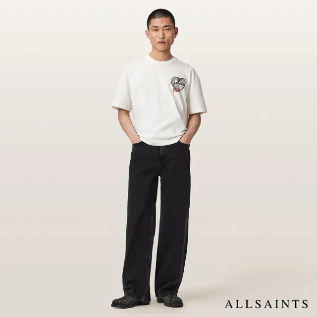 【ALLSAINTS】REFLECT 短袖T恤-白 M012PF(寬鬆版型)