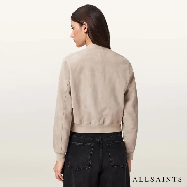 【ALLSAINTS】ORTEN 麂皮羊皮飛行員皮衣外套 W041LD(常規版型)