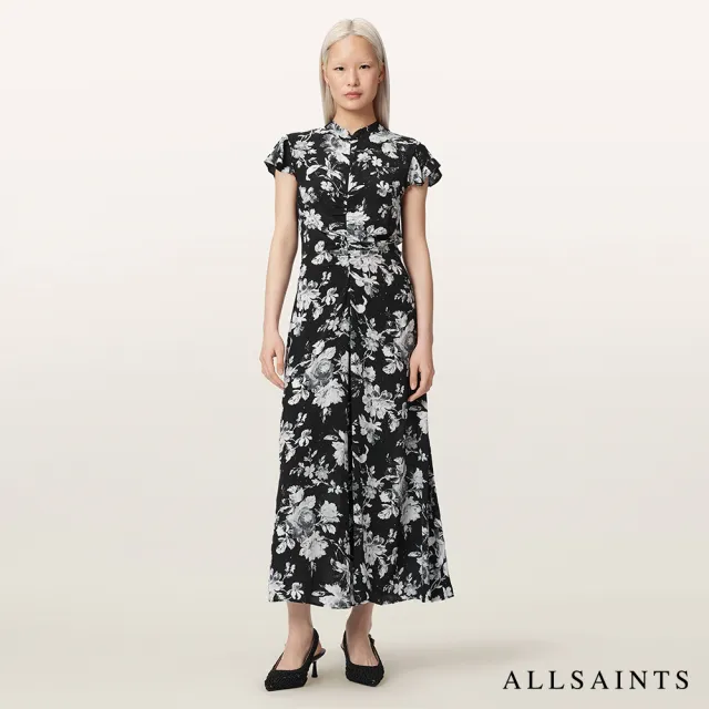 【ALLSAINTS】LOLITA 印花洋裝 W277DE(合身版型)