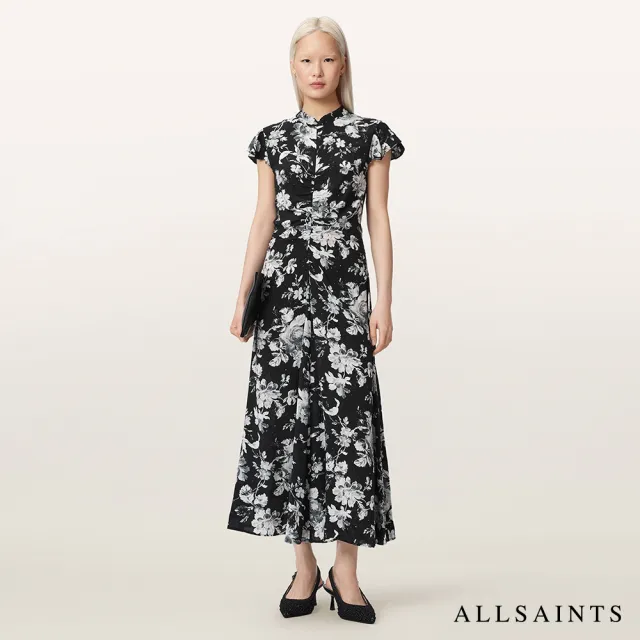 【ALLSAINTS】LOLITA 印花洋裝 W277DE(合身版型)