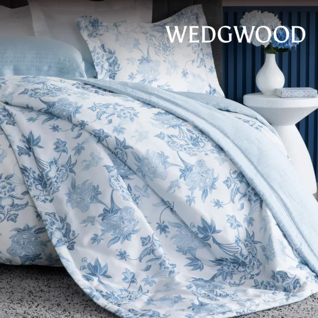 【WEDGWOOD】買一送一｜冰感天絲雙人涼被 100%萊賽爾天絲 300織(印花素面任選/英國皇室認證/涼感)