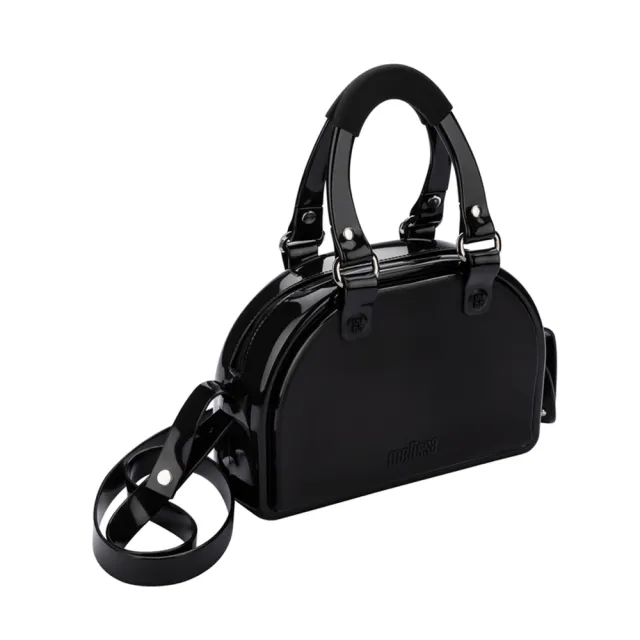 【Melissa】雙11 簡約素面保齡球包(黑色) 防潑水