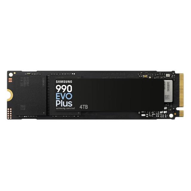 【Samsung 三星】990 EVO Plus 4TB M.2 2280 PCIe 4.0 SSD固態硬碟(MZ-V9S4T0BW/讀7250M/寫6300M)