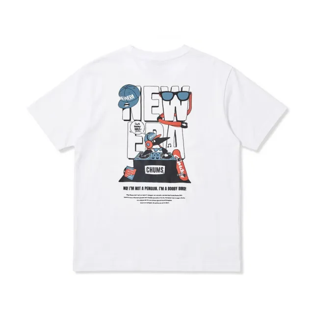 【CHUMS】CHUMS 休閒 CHUMS x NEW ERA DJ Booby T短袖上衣 白色 男 (CH012896W001)