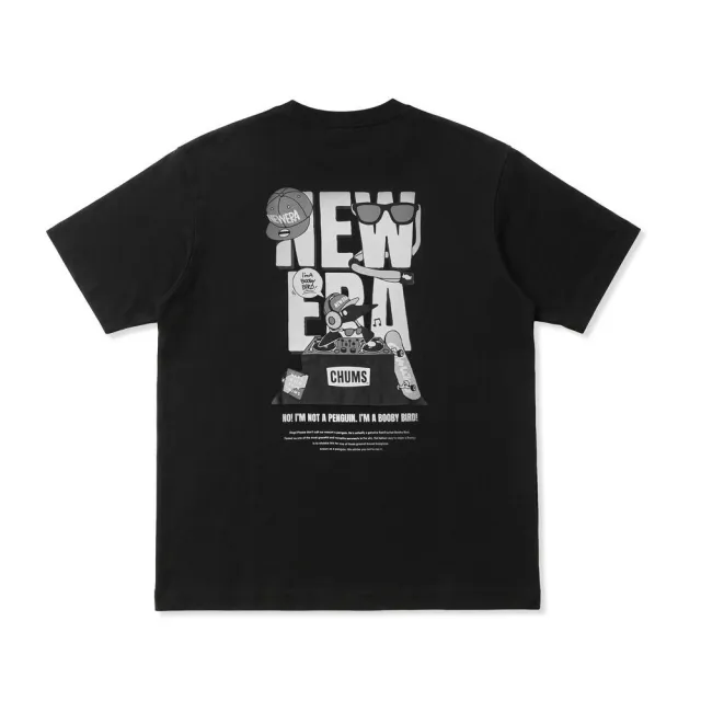【CHUMS】CHUMS 休閒 CHUMS x NEW ERA DJ Booby T短袖上衣 黑色 男 (CH012896K001)