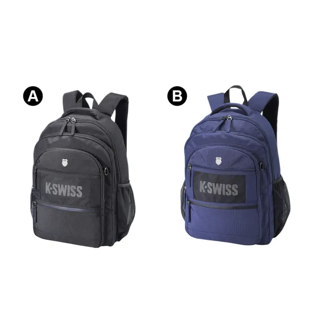 【K-SWISS】大容量多口袋休閒後背包 書包 防撞筆電收納 26FW BACKPACK 1 男包女包 多色 (BG818)