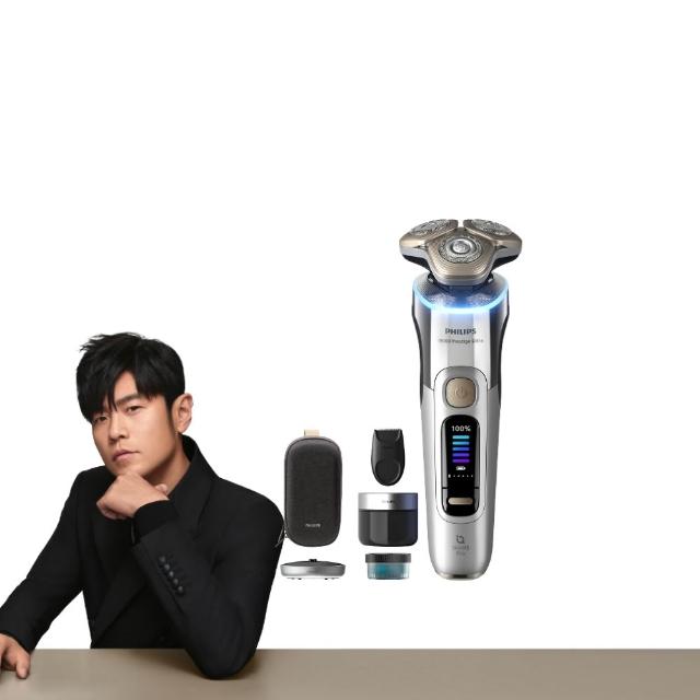 【Philips 飛利浦】XP9404 旗艦AI奢享旋護式電鬍刀 (周杰倫同款/AI光圈感測/乾濕兩用/5種模式/官方直營)