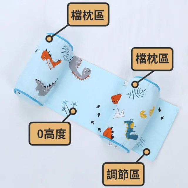 【OMRUI】可調節寶寶定型枕 嬰兒輔助頭型側睡枕 新生兒抽拉式護頭枕 新生兒輔助頭型側睡枕 小米枕