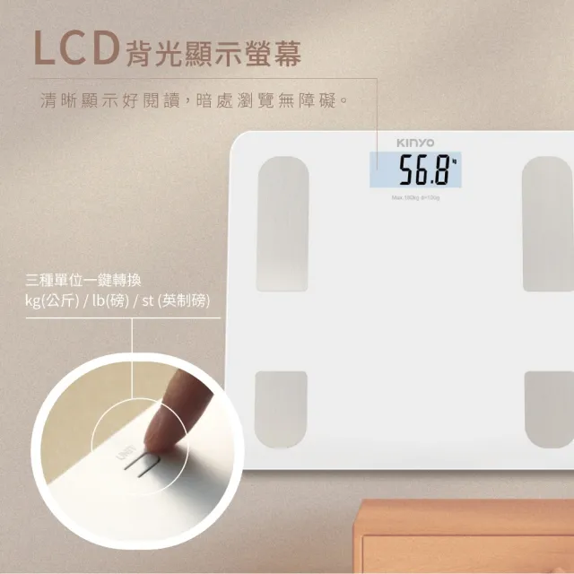 【KINYO】24合1智能藍芽體重計  DS-9588 獨家新品上市(體重機 電子體重機 電子體重秤 電子秤 體重秤)
