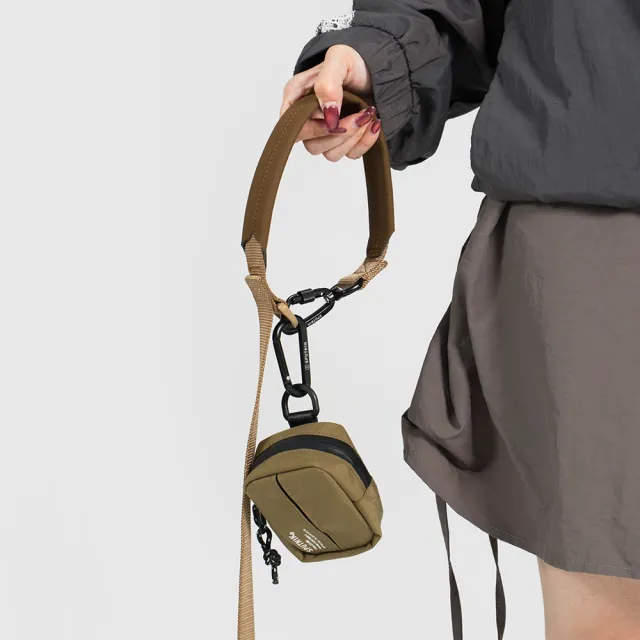 【SPUTNIK 斯普尼克】Ultra Explore 寵物牽繩 Leash-M 卡其色 (寵物牽繩/貓狗適用/寵物外出用品)