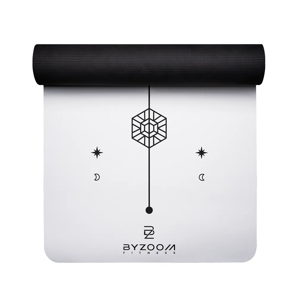 【BYZOOM FITNESS】TPE 健身墊 8mm 白