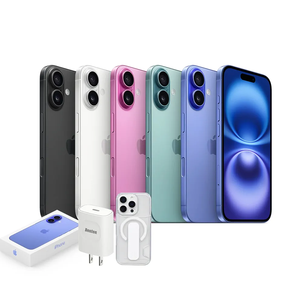 【Apple】A+級福利品 iPhone 16 Plus 128G 6.7吋(原廠展示機+100%電池)送20W快充頭+磁吸殼