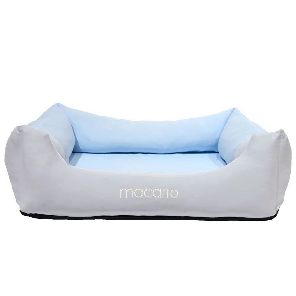 【macarro 馬卡兒寵物】超涼感乳膠寵物床 L號(四種顏色)
