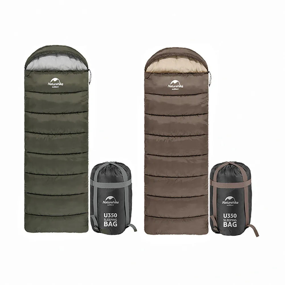 【Naturehike】超值2入組 U350全開式保暖睡袋 MSD07(台灣總代理公司貨)