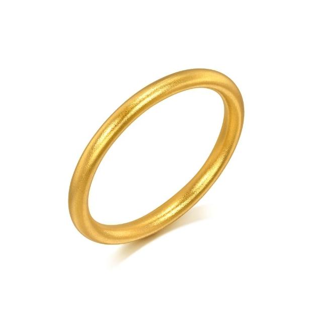 【點睛品】簡約細環黃金戒指_計價黃金(港圍7號)