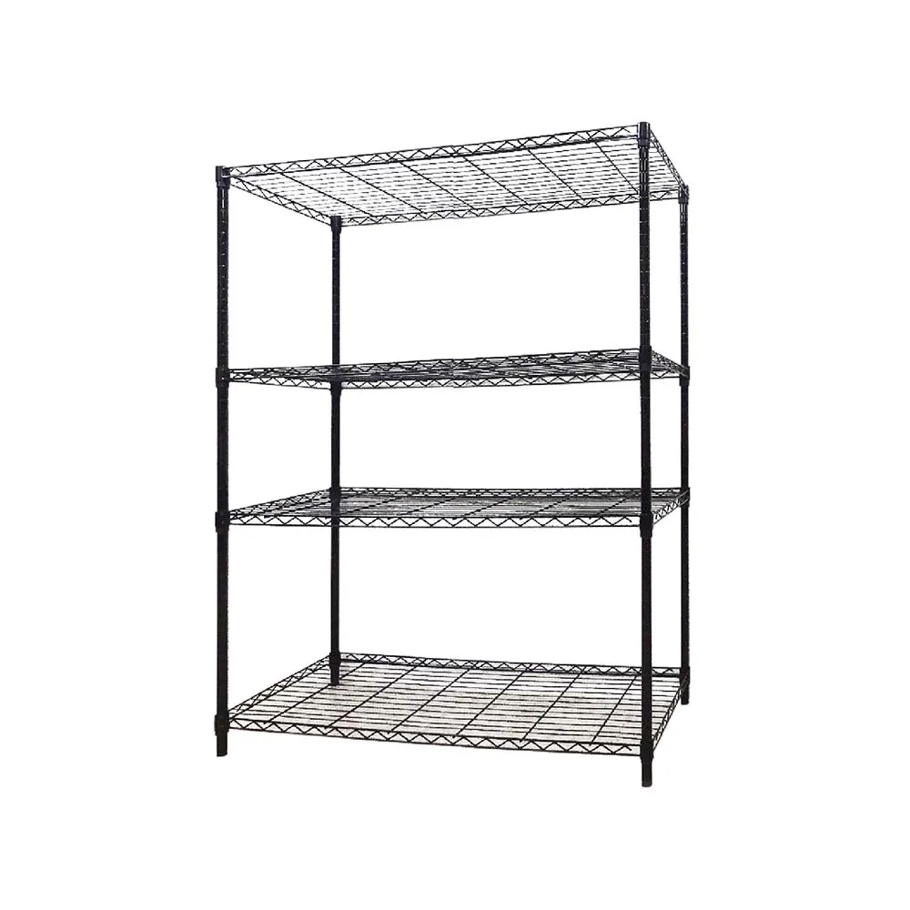 【IRON BUREAU 鐵物局】122X46X150cm四層架100%MIT(電鍍銀/烤漆黑-收納層架/展示架/貨架)