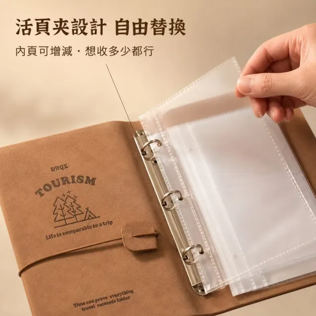 日系紀念票根/小卡收納冊(160格 機票 演唱會門票 車票 出國旅行 拍立得 相簿 偶像追星)