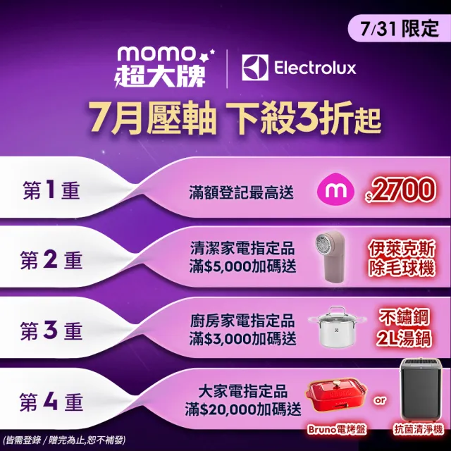 【Electrolux 伊萊克斯】Well Q6無線吸塵器(WQ61-1EDB 毛髮截斷版)