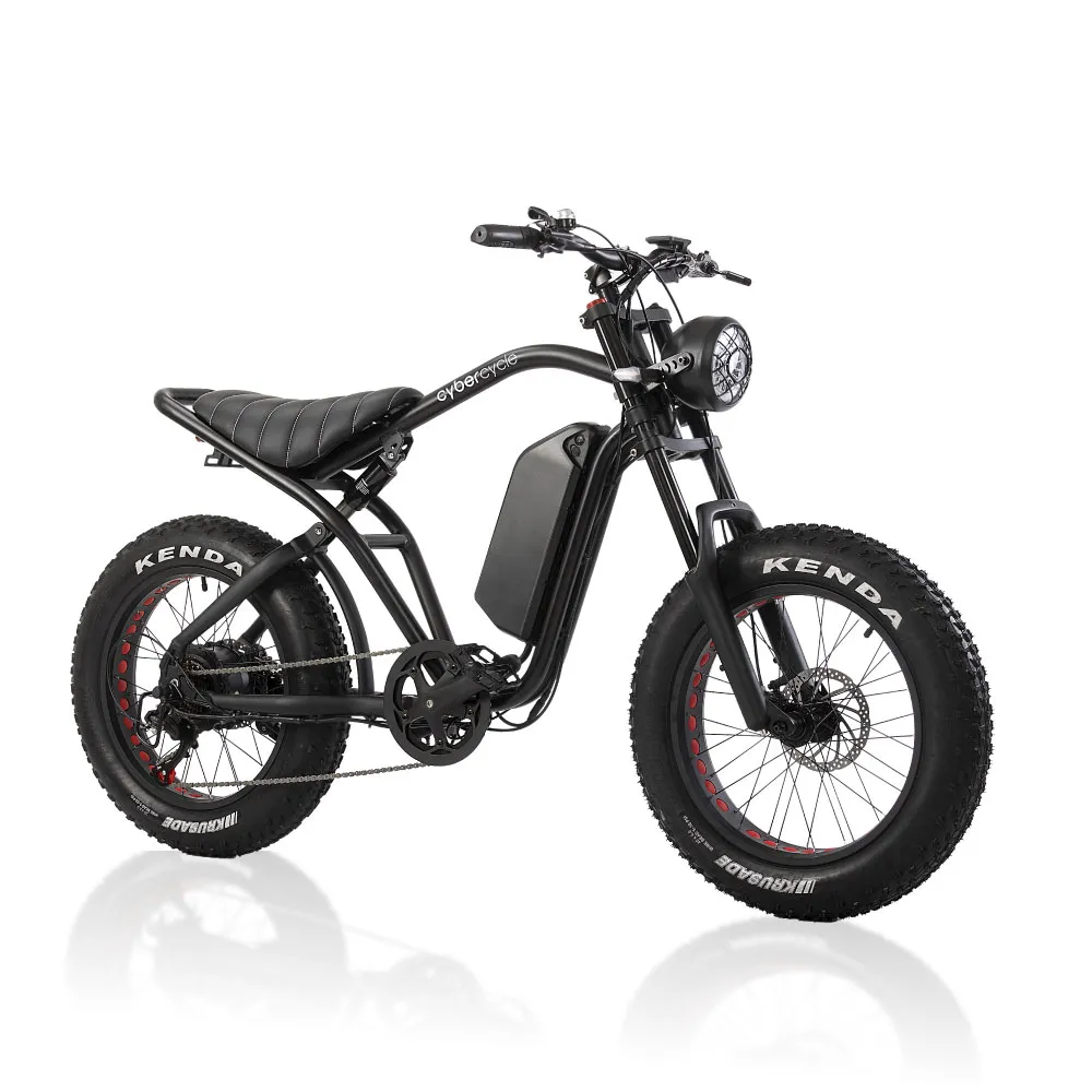 【CyberCycle】Rhino犀牛-高階版 120KM 高續航胖胎車(48V 15AH/越野電輔車)