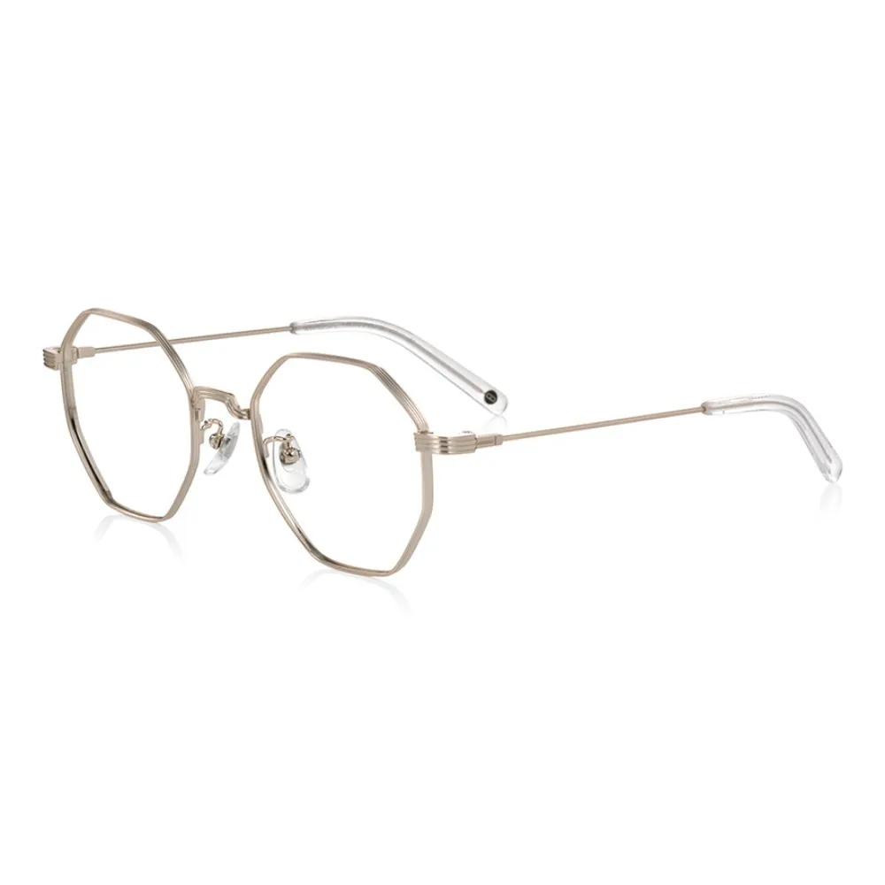 【OWNDAYS】John Dillinger系列 多角形款金屬框光學眼鏡(JD1042B-3A C4)