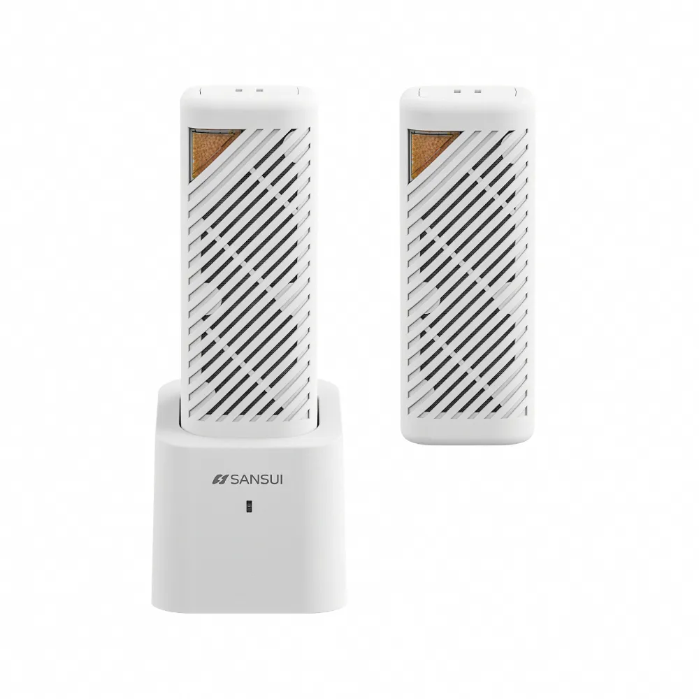 【SANSUI 山水】小植淨除濕器 全配雙入組 小植淨2入+還原座1入 除溼 除濕 懸掛直放兩用GRA360*2+NF100