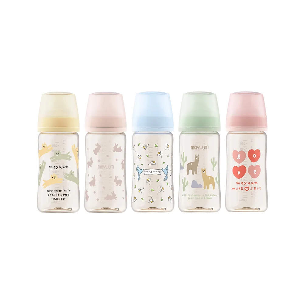 【MOYUUM】韓國 第三代PPSU寬口奶瓶 設計款 270ml-多款可選(3m+)