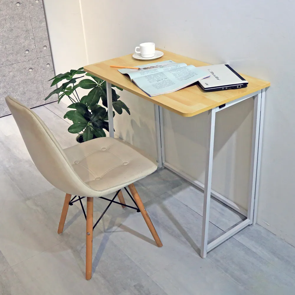 【居家cheaper】免組裝秒收摺疊桌80x46x75cm(型錄/露營桌/書桌/電腦桌/拜拜桌/機能桌/摺疊邊桌/工作桌)