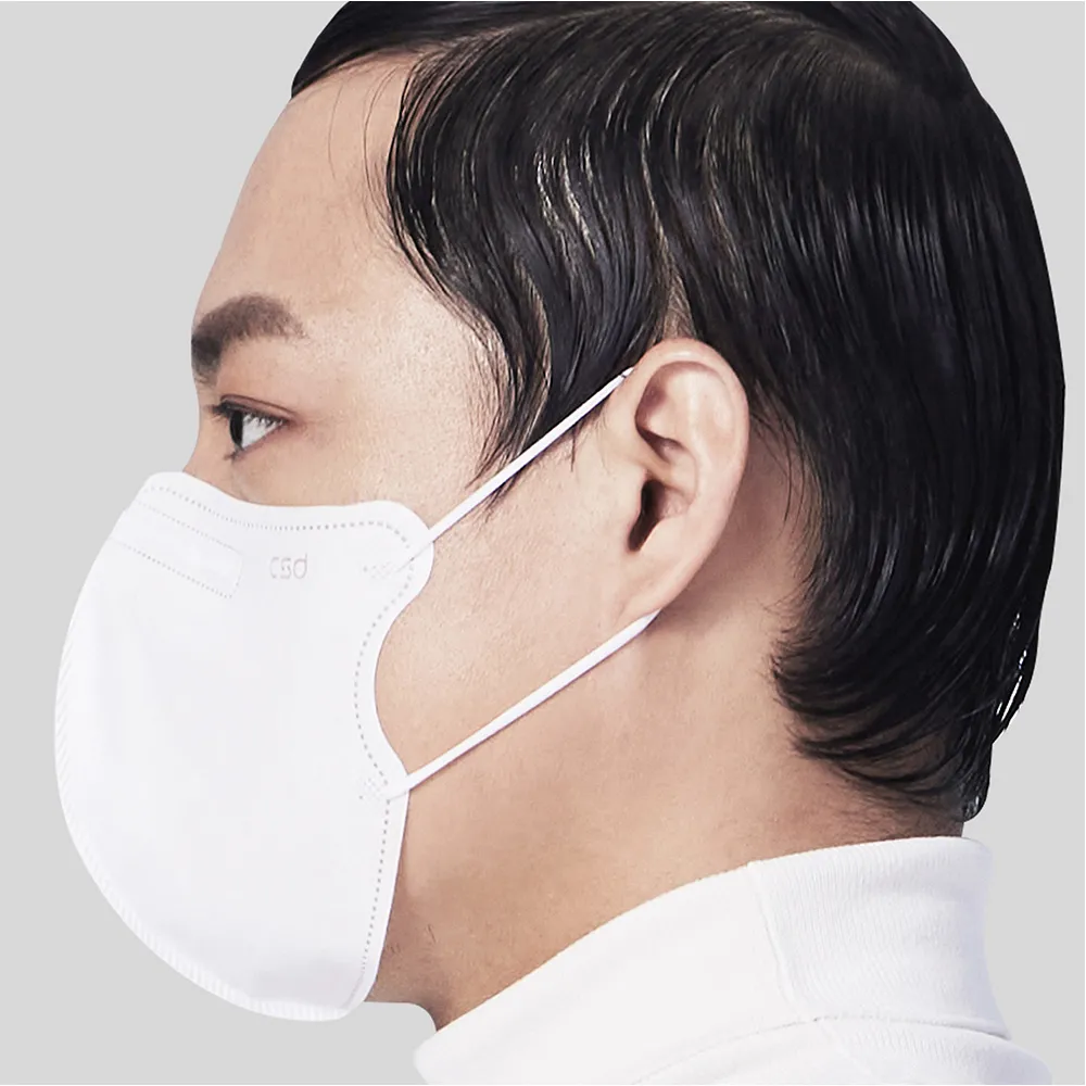 【CSD 中衛】中衛醫療口罩-成人立體3D-Simply white-全白(30入/盒)