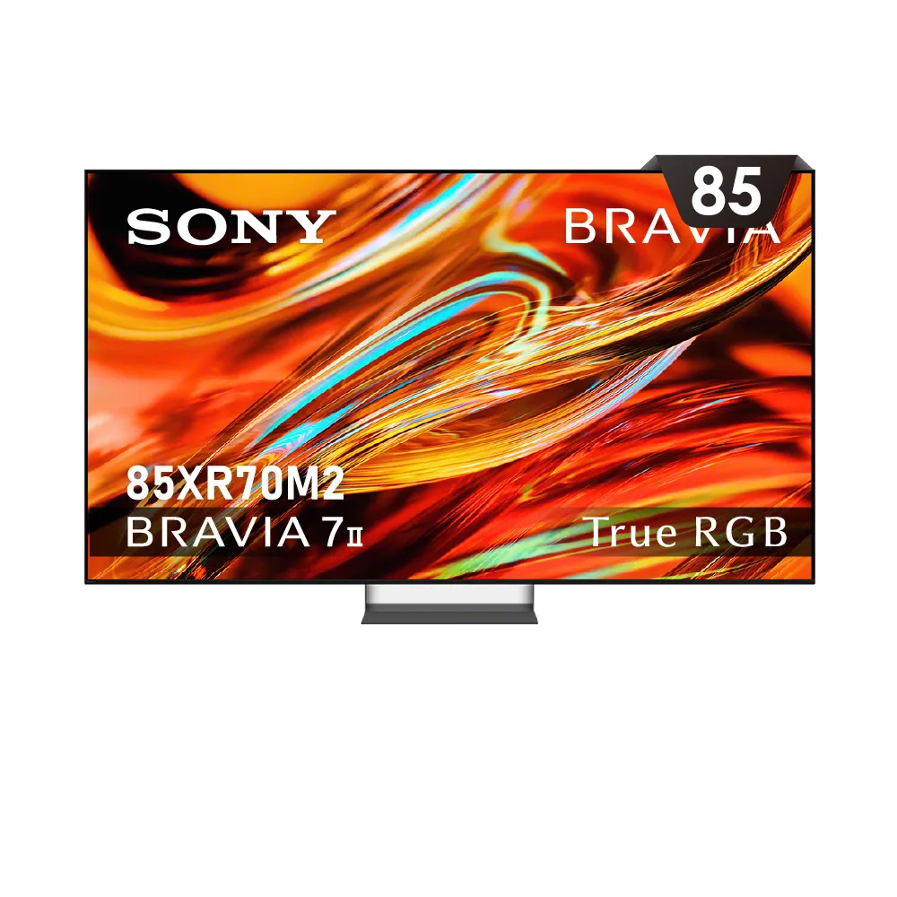 【SONY 索尼】BRAVIA 7II 85型 True RGB 4K XR HDR Google TV顯示器(Y-85XR70M2)