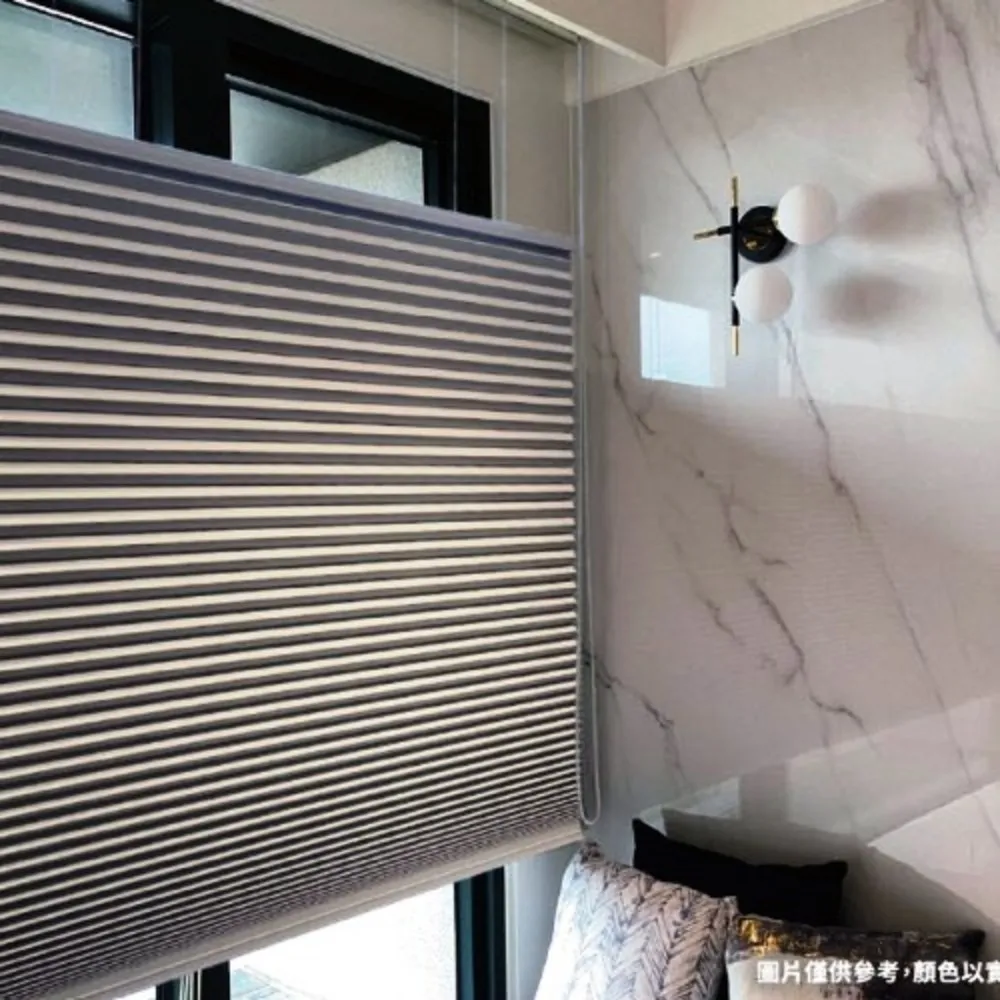 【特力屋】Sunline 上下開型蜂巢簾 120X165 全遮光 灰
