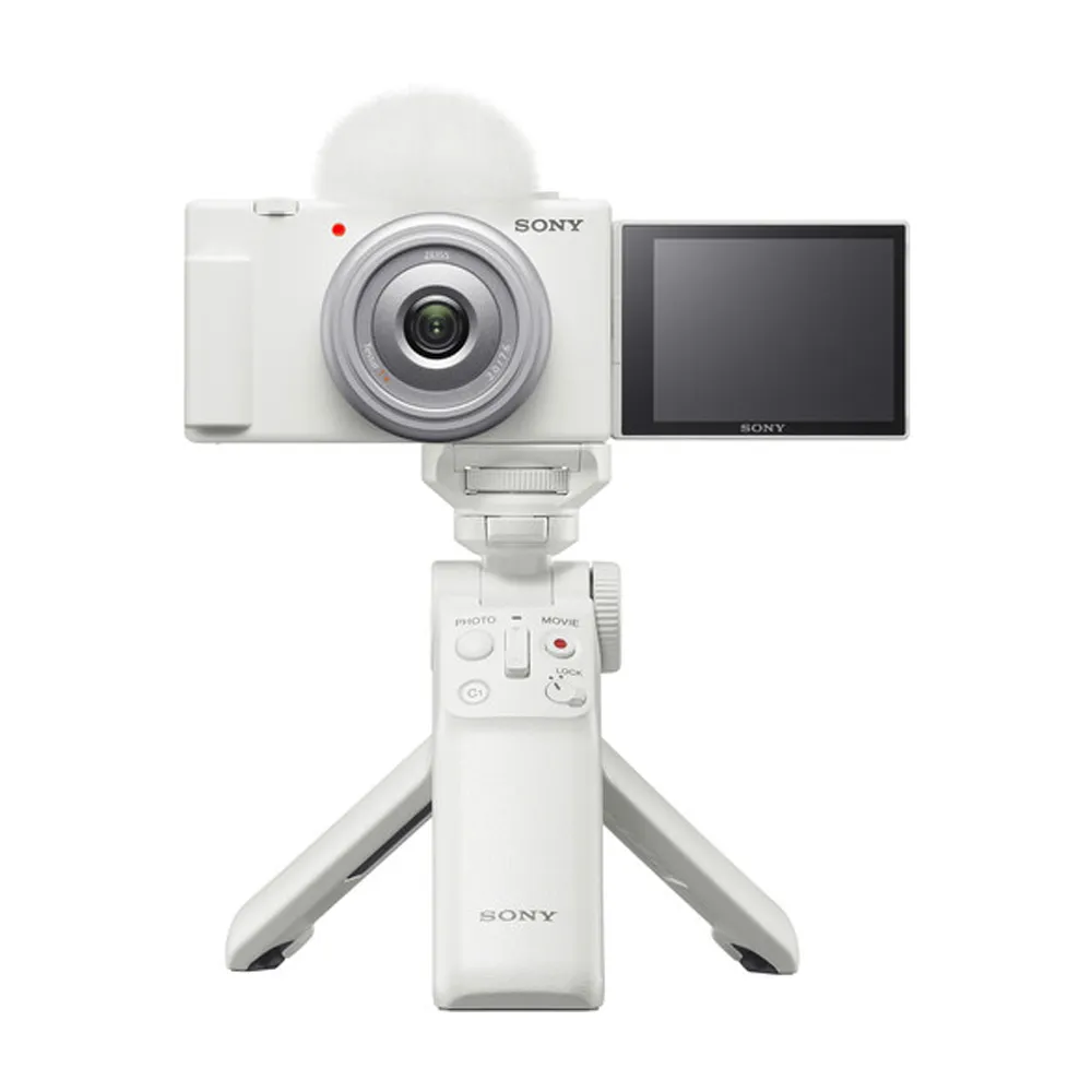 【SONY 索尼】ZV-1F Vlog 相機 手持握把組(網紅新手/生活隨拍)