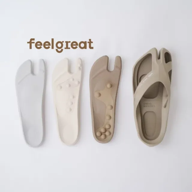 【feelgreat】SiliComfy 3in1桑足鞋-(全系列)(全尺碼）足底按摩健康拖鞋