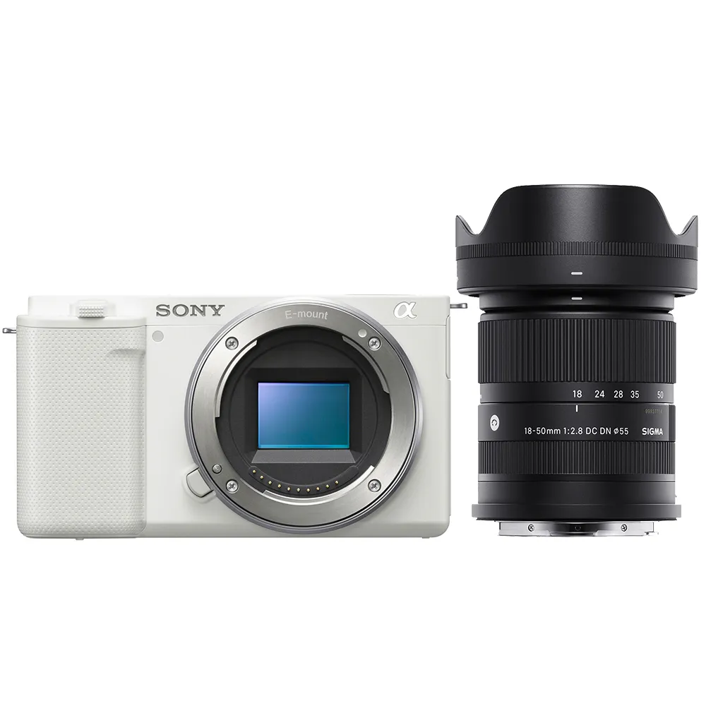【SONY 索尼】ZV-E10 附 SIGMA 18-50mm F2.8 DC DN (公司貨) APS-C 無反微單眼相機