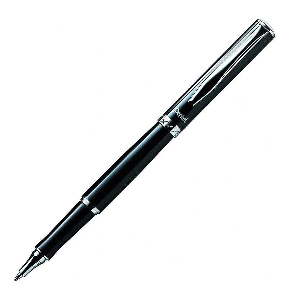 【PENTEL】Pentel飛龍K611A高級不鏽鋼鋼珠筆 深穩黑