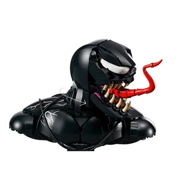 【LEGO 樂高】#76356 Marvel 猛毒胸像