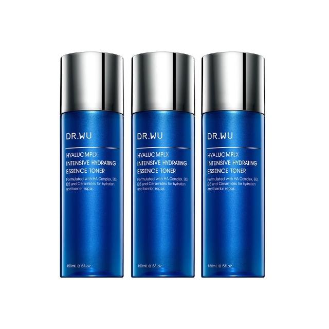 【DR.WU 達爾膚】玻尿酸保濕精華化妝水150ML(經典款 3入組)
