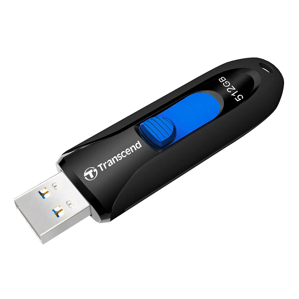 【Transcend 創見】JetFlash790 USB3.1 512GB 隨身碟-經典黑(TS512GJF790K 新舊包裝隨機出貨)