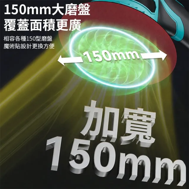 【DOMU 東牧】拋光機 震拋機 智能電量顯示/六檔調速 無刷數顯打蠟機（十節一電）送15件套 汽車拋光美容