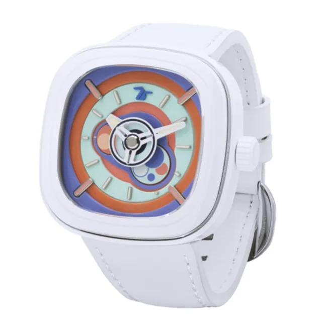 【SEVENFRIDAY】UBBLE GUM 泡泡糖 陶瓷框多彩噴漆錶面機械錶/47mm( P1C/06 )