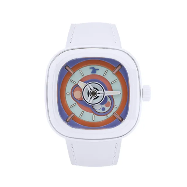 【SEVENFRIDAY】UBBLE GUM 泡泡糖 陶瓷框多彩噴漆錶面機械錶/47mm( P1C/06 )