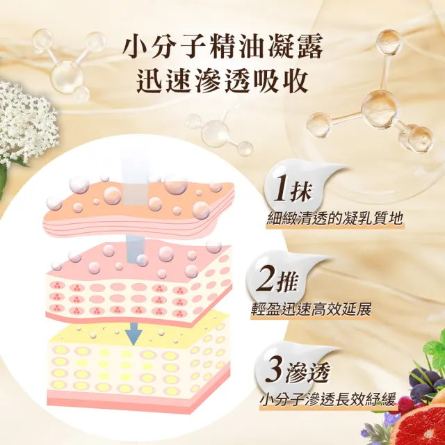 【Bonnie House 植享家】舒撫不卡卡2件組-接骨木鬆筋凝露100ml+舒撫累神奇輕乳霜50ml