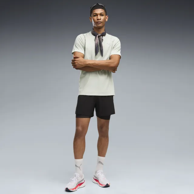【PUMA】跑步系列Velocity Triblend短袖T恤(M)52660329