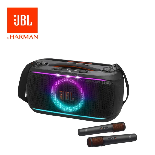 【JBL】PARTYBOX ON-THE-GO 2 PLUS 可攜式AI派對燈光藍牙喇叭